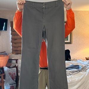Chico's Charcoal Cotton-Blend Pants